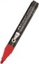 Faber-Castell Permanent Marker - Bullet Point Red Box Of 12