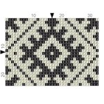 Black & White Ripple Card Holder 9 X 7CM