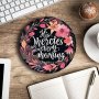 His Mercies Are New Every Morning - Christian Quote - Inspirational Office Decor Mouse Pad With Bible Verse - Pretty Office Decor - Decorate