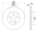 Stone Brake Disc Front BR13782