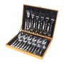 24-PIECE Stainless Steel Cutlery Set Elegant & Durable Flatware