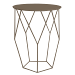 Facet Side Table - Mocha Bronze