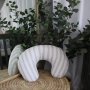 Feeding Pillow Cover – Beige And White Striped Beige Earthy Buck Set