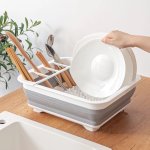 Collapsible Dish Drainer Rack