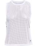 Women's Heatgear Armour Muscle Mesh Tank - WHITE-100 Md