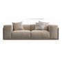 Teddy-george - Nismo Couch / Sofa In White Baffalo Sued Material Nismo Couch / Sofa By Teddy-george In Grey Linen