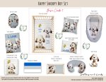 Cot Duvet Bedding Happy Snoopy Boy Set