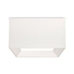 Pisa Fabric And Metal Ceiling Light White Grey - Grey Large