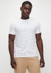 Polo Amaru Printed Grid Short Sleeve Tee - White