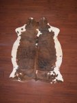 A Grade Cow Hide 2074 Tricolour L - Large Tricolour Paneled