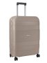 Cellini Safetech Medium 65cm 4 Wheel Trolley Case Rock Brown