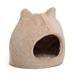 Meow Hut Fur Bed - Small Wheat