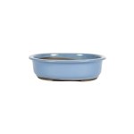 Japanese Kinyou Glazed Oval Container - Small 240 L X 205 W X 70MM H