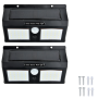 2 Pack Solar Outdoor Lights With Motion Sensor For Security