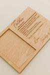 Wooden Frame "father" - Afrikaans