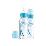 Dr Browns Options+ Narrow Neck Bottle 250ML 0M+ 2 Pack - Blue