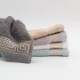 Jacquard Crest Collection Guest Towel - White