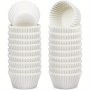 200pcs White Cupcake Liners - 5x3cm Disposable Paper Baking Cups For Muffins & Mini Cakes Kitchen Essentials