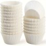 200PCS White Cupcake Liners - 5X3CM Disposable Paper Baking Cups For Muffins & MINI Cakes Kitchen Essentials