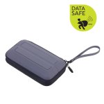 Hardcover Travel Case With Rfid Protection Travel Office Box - Grey