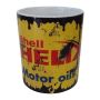 Vintage 'look' Oil Spillage - Coffee Mug - Shell Helix Motor Oil