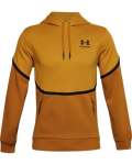 Men's Ua Rival Fleece Amp Hoodie - Golden Yellow Sm