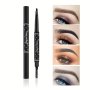 Waterproof Double Ended Eyebrow Pencil With Brush - Long Lasting Easy To Wear And Automatic Swivel