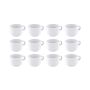 240ML Paola Porcelain Tea Cups- Set Of 12