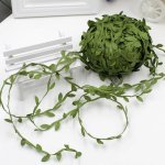 1PCS 10M/395INCH High Quality Artificial Simulation Green Rattan Vine Home Backdrop Decoration - Perfect For Parties And Home Decor