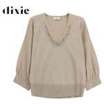 Diamante Detail Knit Top - Stone Free
