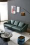 Madrid 3 Seater Leather Custom Couch - 3 Seater