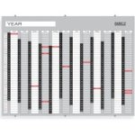 Parrot Year Planner Glass Non-magnetic 1200 900MM