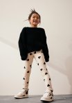 Brushed-inside Leggings - Beige