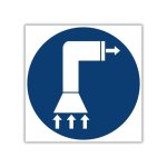Air Extraction Shall Be Used Safety Sign MV13