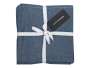 Linen House Revana Chambray Napkins Set Of 4 Navy