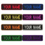 1PC Custom Embroidered Name Patch Personalized Name Tag Patch For Tactical Vest
