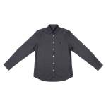 Polo Mens Geometric Pattern Shirt In Black - Black 3XL