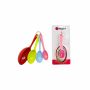 Bakeware Measuring Cup Plastic Colours 4 Piece Set