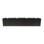 Alek Metal LED Wall Bracket Black