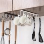 Easy-install No-drill Kitchen Hooks - Versatile Cabinet & Closet Organizer For Utensils Towels And More