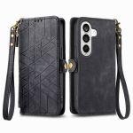 Creative Geometric Phone Case With Lanyard Compatible With Galaxy S26