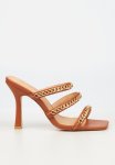 CIDER1 Stiletto Mule Heel - Tan