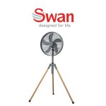Swan Nordic Slate Grey 40CM Tripod Pedestal Fan SPF40GT