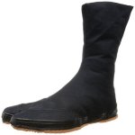 Marugo Kaisoku Japanese Tabi Shoes Black With 10 Clips