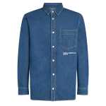 Regular Denim Shirt -dark Blue