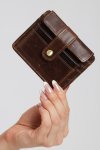 Genuine Leather Slim 5 Slot Credit Card Wallet