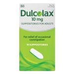 Suppositries Adult 10MG 10'S