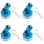 Hobbypark Alloy Magnetic Stealth Invisible Body Post Mount Shell For Drift Rc Touring Car Pack Of 4