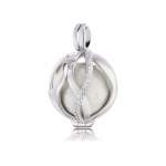 Engelsrufer Small Paradise Pearl Cz Sound Ball Pendant