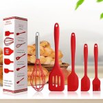 5 Piece Silicone Baking Utensil Set